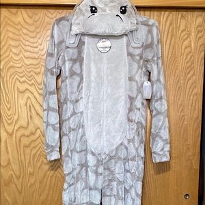 Women Onesie Hoodie Pajama Giraffe Print